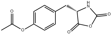 2,5-Oxazolidinedione, 4-[[4-(acetyloxy)phenyl]methyl]-, (4S)-