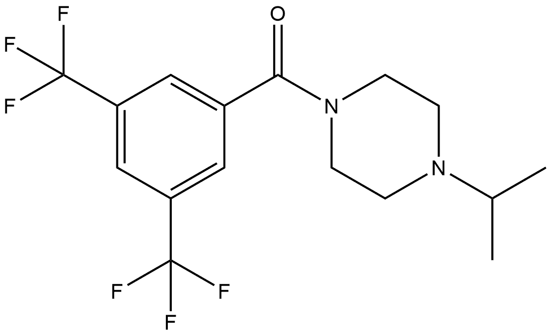 2325311-43-9 3,5-Bis(trifluoromethyl)phenyl][4-(1-methylethyl)-1-piperazinyl]methanone