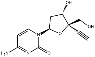 Cytidine, 2'-deoxy-4'-C-ethynyl- Struktur