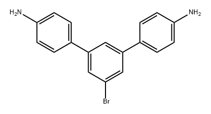 5'-溴-[1,1':3',1''-三联苯]-4,4''-二胺,2337335-29-0,结构式