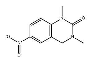 1,3-DIMETHYL-6-NITRO-4H-QUINAZOLIN-2-ONE, 233775-52-5, 结构式