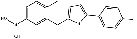 B-[3-[[5-(4-Fluorophenyl)-2-thienyl]methyl]-4-methylphenyl]boronic acid|卡格列净杂质10
