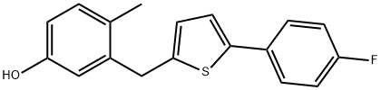 2338840-88-1 Phenol, 3-[[5-(4-fluorophenyl)-2-thienyl]methyl]-4-methyl-