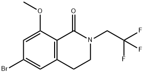 2340391-46-8 1(2H)-Isoquinolinone, 6-bromo-3,4-dihydro-8-methoxy-2-(2,2,2-trifluoroethyl)-