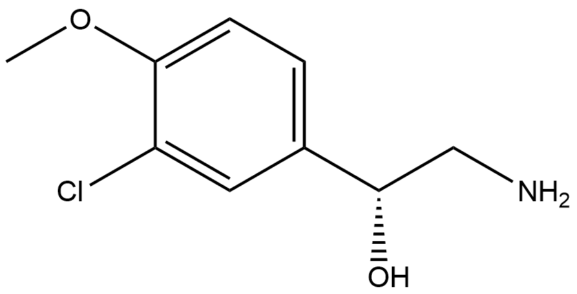 (R)-2-amino-1-(3-chloro-4-methoxyphenyl)ethan-1-ol Structure