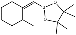 4,4,5,5-Tetramethyl-2-[(Z)-(2-methylcyclohexylidene)methyl]-1,3,2-dioxaborolane Structure