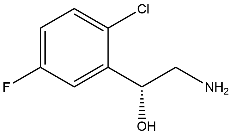 (R)-2-amino-1-(2-chloro-5-fluorophenyl)ethan-1-ol Structure