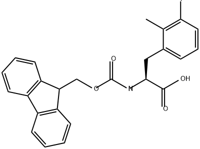 N-Fmoc-3-fluoro-2-methyl-L-phenylalanine Structure