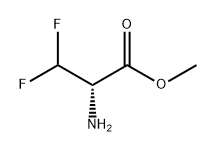 D-Alanine, 3,3-difluoro-, methyl ester 结构式