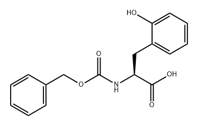 L-Phenylalanine, 2-hydroxy-N-[(phenylmethoxy)carbonyl]- Structure