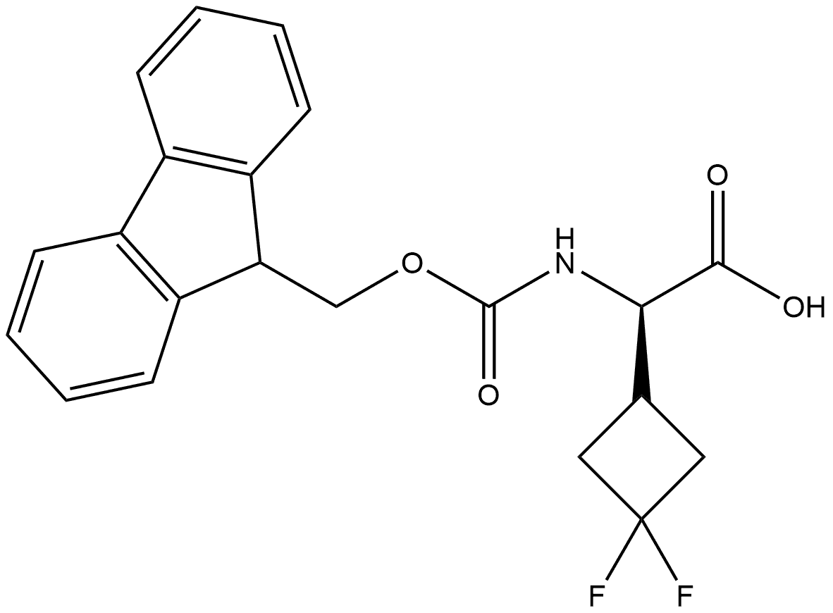 (2R)-2-(3,3-difluorocyclobutyl)-2-({[(9H-fluoren-9-yl)methoxy]carbonyl}amino)acetic acid