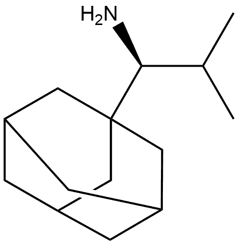 (S)-1-(adamantan-1-yl)-2-methylpropan-1-amine 结构式