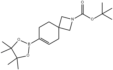 2-Boc-2-Aza-spiro3.5non-6-ene-7-boronic acid picol ester Structure