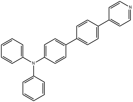 [1,1'-Biphenyl]-4-amine, N,N-diphenyl-4'-(4-pyridinyl)- Structure