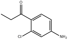 1-Propanone, 1-(4-amino-2-chlorophenyl)- Struktur