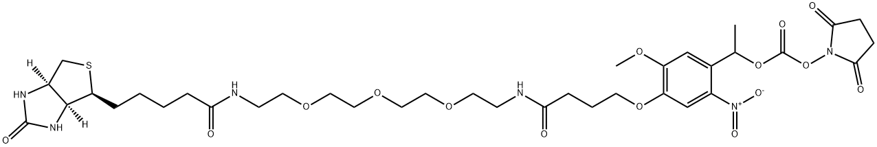 PC biotin-PEG3-NHS ester Struktur