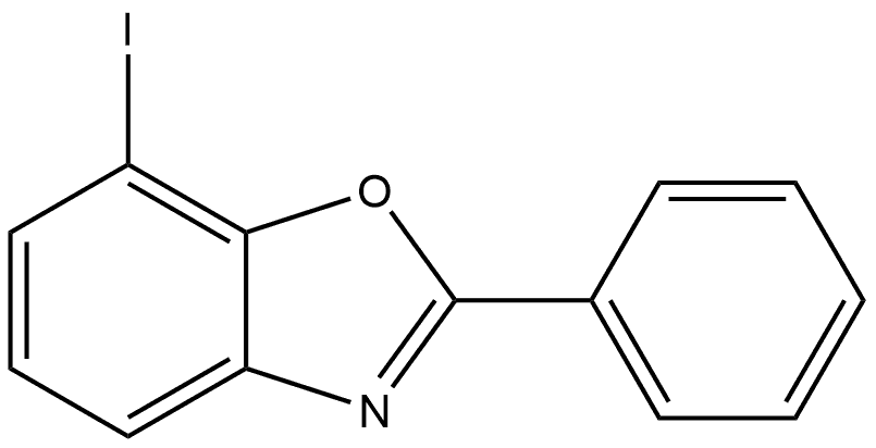 7-Iodo-2-phenylbenzoxazole Structure