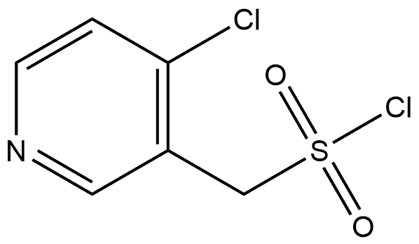 4-Chloro-3-pyridinemethanesulfonyl chloride (ACI) Structure