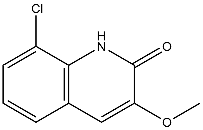 8-Chloro-3-methoxyquinolin-2(1H)-one Structure