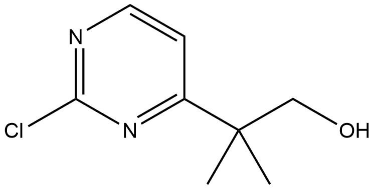 2-(2-氯嘧啶-4-基)-2-甲基丙-1-醇, 2357143-22-5, 结构式