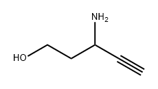 4-Pentyn-1-ol, 3-amino- Struktur