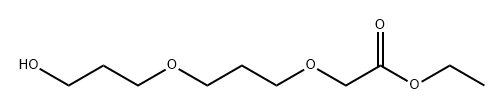2-(3-(3-羟丙氧基)丙氧基乙酸乙酯,2361117-46-4,结构式