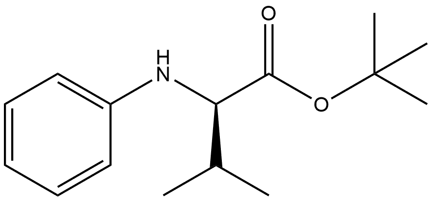 N-Phenyl-D-valine 1,1-dimethylethyl ester Structure