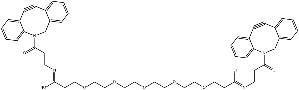 DBCO-PEG5-DBCO Struktur