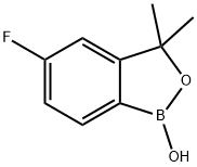 5-氟-3,3-二甲基苯并[C][1,2]氧杂硼-1(3H)-醇,2366993-25-9,结构式