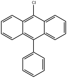 Anthracene, 9-chloro-10-phenyl- Structure