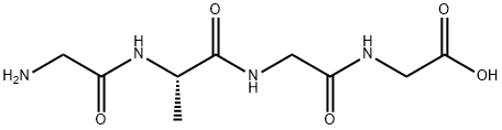 Glycine, glycyl-L-alanylglycyl- Struktur