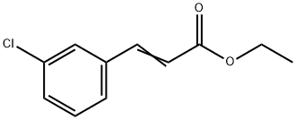 2-Propenoic acid, 3-(3-chlorophenyl)-, ethyl ester Structure