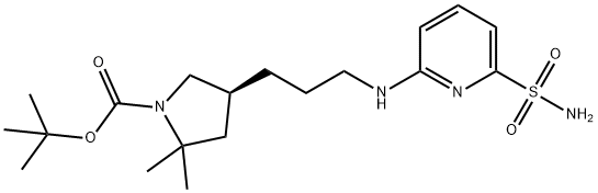 2374127-51-0 1-Pyrrolidinecarboxylic acid, 4-[3-[[6-(aminosulfonyl)-2-pyridinyl]amino]propyl]-2,2-dimethyl-, 1,1-dimethylethyl ester, (4S)-