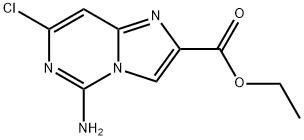 IMIDAZO[1,2-C]PYRIMIDINE-2-CARBOXYLIC ACID, 5-AMINO-7-CHLORO-, ETHYL ESTER, 2375508-51-1, 结构式
