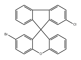 2′-Bromo-2-chloro-spiro[9H-fluorene-9,9′-[9H]xanthene] Structure