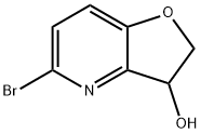 Furo[3,2-b]pyridin-3-ol, 5-bromo-2,3-dihydro-|5-溴-2,3-二氢呋喃并[3,2-B]吡啶-3-醇