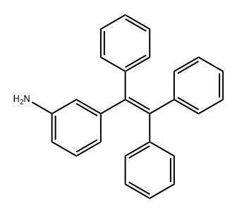 Benzenamine, 3-(1,2,2-triphenylethenyl)- Struktur