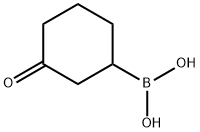 (3-Oxocyclohexyl)boronic acid 结构式