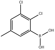 2,3-二氯-5-甲基苯硼酸, 2377606-78-3, 结构式