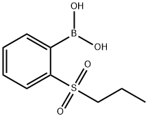 2-(Propylsulfonyl)phenylboronic acid,2377607-64-0,结构式