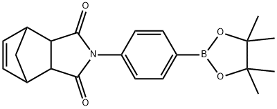 2-(4-(4,4,5,5-四甲基-1,3,2-二氧杂硼杂环戊烷-2-基)苯基)-3A,4,7,7A四氢-1H-4,7-异吲哚-1,3(2H)-二酮, 2377608-76-7, 结构式