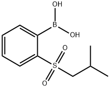 {2-[(2-Methylpropane)sulfonyl]phenyl}boronic acid 结构式