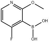 4-Fluoro-2-methoxypyridine-3-boronic acid 结构式