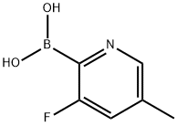 (3-Fluoro-5-methylpyridin-2-yl)boronic acid 结构式