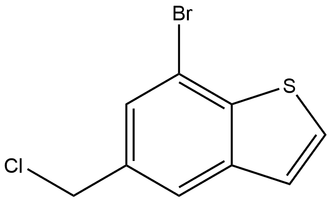 7-Bromo-5-(chloromethyl)benzo[b]thiophene Structure