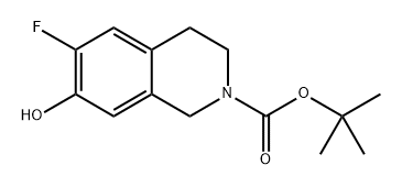 tert-butyl 6-fluoro-7-hydroxy-3,4-dihydroisoquinoline-2(1H)-carboxylate Structure