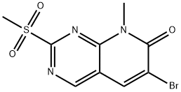2380339-16-0 Pyrido[2,3-d]pyrimidin-7(8H)-one, 6-bromo-8-methyl-2-(methylsulfonyl)-