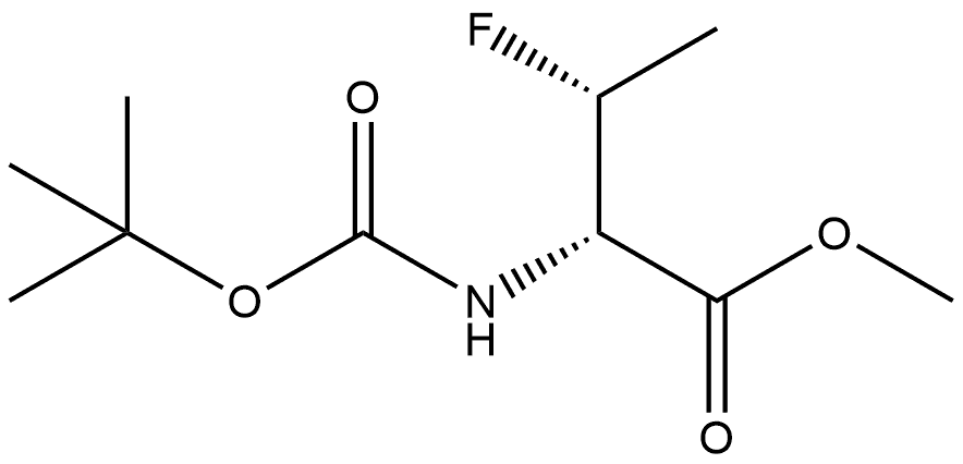(2S,3R)-2-((叔丁氧羰基)氨基)-3-氟丁酸甲酯, 2380464-77-5, 结构式