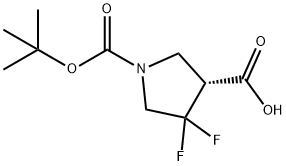 2381910-72-9 1,3-Pyrrolidinedicarboxylic acid, 4,4-difluoro-, 1-(1,1-dimethylethyl) ester, (3R)-