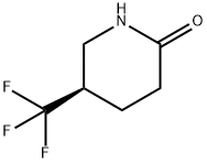 (R)-5-(三氟甲基)哌啶-2-酮 结构式